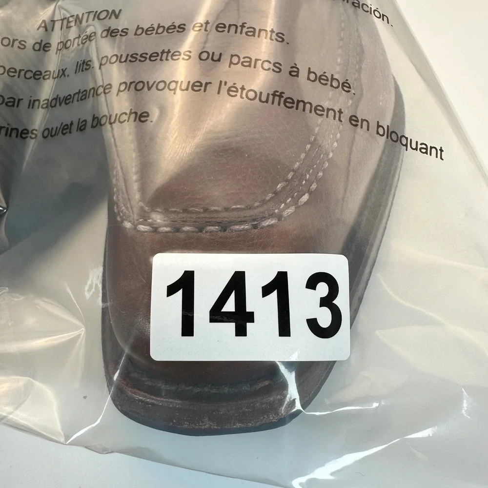 Romano Martegani Apron Toe Derbies Mens 8 Brown Leather‎ Italian Luxury Classic
